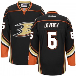 Adult Premier Anaheim Ducks Ben Lovejoy Black Team Color Official Reebok Jersey