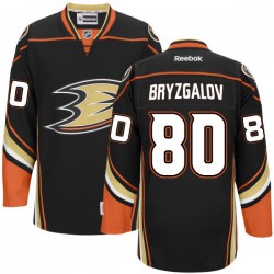 Adult Authentic Anaheim Ducks Ilya Bryzgalov Black Team Color Official Reebok Jersey
