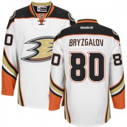 Adult Authentic Anaheim Ducks Ilya Bryzgalov White Official Reebok Jersey