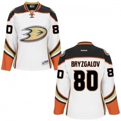 Women's Authentic Anaheim Ducks Ilya Bryzgalov White Official Reebok Jersey
