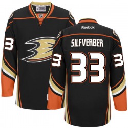 Adult Premier Anaheim Ducks Jakob Silfverberg Black Team Color Official Reebok Jersey