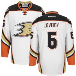 Adult Premier Anaheim Ducks Ben Lovejoy White Official Reebok Jersey