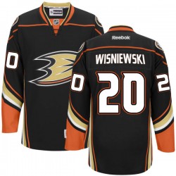 Adult Premier Anaheim Ducks James Wisniewski Black Team Color Official Reebok Jersey