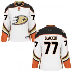 Women's Authentic Anaheim Ducks Jesse Blacker White Official Reebok Jersey