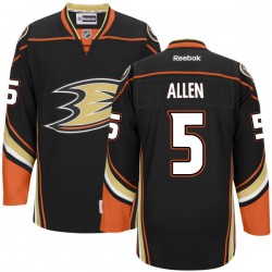 Adult Authentic Anaheim Ducks Bryan Allen Black Team Color Official Reebok Jersey