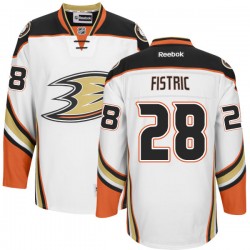 Adult Premier Anaheim Ducks Mark Fistric White Official Reebok Jersey