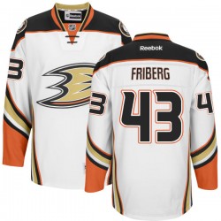 Adult Authentic Anaheim Ducks Max Friberg White Official Reebok Jersey