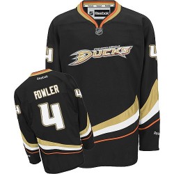 Adult Authentic Anaheim Ducks Cam Fowler Black Home Official Reebok Jersey