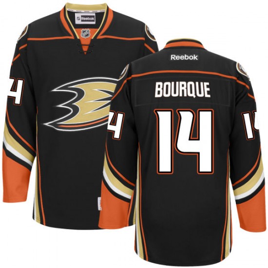 Adult Premier Anaheim Ducks Rene Bourque Black Team Color Official Reebok Jersey