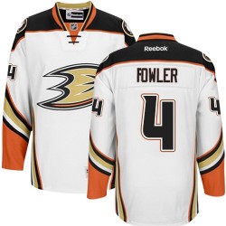 Adult Authentic Anaheim Ducks Cam Fowler White Away Official Reebok Jersey