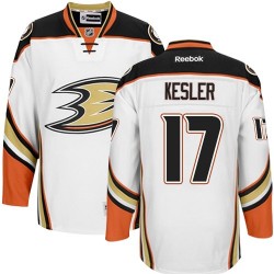 Adult Authentic Anaheim Ducks Ryan Kesler White Away Official Reebok Jersey