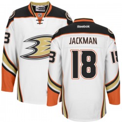 Adult Premier Anaheim Ducks Tim Jackman White Official Reebok Jersey