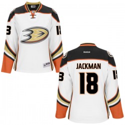 Women's Authentic Anaheim Ducks Tim Jackman White Official Reebok Jersey