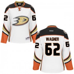 Women's Premier Anaheim Ducks Chris Wagner White Official Reebok Jersey