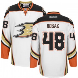 Adult Authentic Anaheim Ducks Colby Robak White Official Reebok Jersey