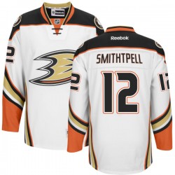 Adult Authentic Anaheim Ducks Devante Smith-pelly White Official Reebok Jersey
