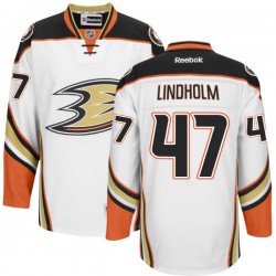 Adult Authentic Anaheim Ducks Hampus Lindholm White Official Reebok Jersey