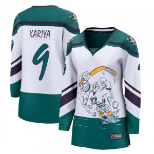 Women's Breakaway Anaheim Ducks Paul Kariya White 2020/21 Special Edition Official Fanatics Branded Jersey