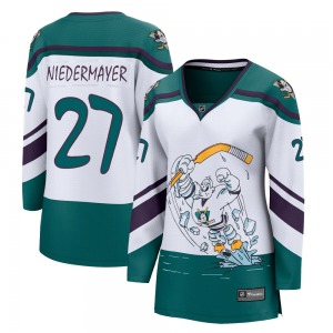 Women's Breakaway Anaheim Ducks Scott Niedermayer White 2020/21 Special Edition Official Fanatics Branded Jersey