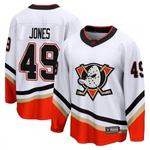 Adult Breakaway Anaheim Ducks Max Jones White Special Edition 2.0 Official Fanatics Branded Jersey