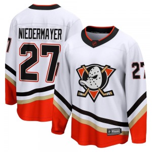 Adult Breakaway Anaheim Ducks Scott Niedermayer White Special Edition 2.0 Official Fanatics Branded Jersey