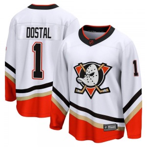 Youth Breakaway Anaheim Ducks Lukas Dostal White Special Edition 2.0 Official Fanatics Branded Jersey