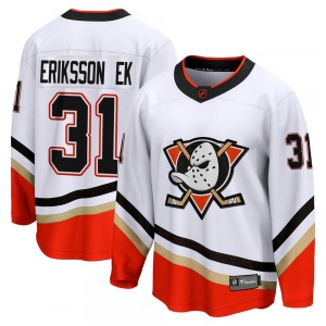 Youth Breakaway Anaheim Ducks Olle Eriksson Ek White Special Edition 2.0 Official Fanatics Branded Jersey