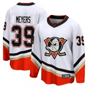 Youth Breakaway Anaheim Ducks Ben Meyers White Special Edition 2.0 Official Fanatics Branded Jersey