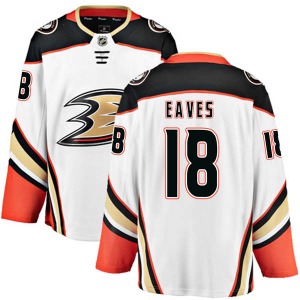 Adult Authentic Anaheim Ducks Patrick Eaves White Away Official Fanatics Branded Jersey