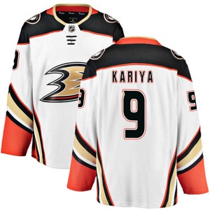 Adult Authentic Anaheim Ducks Paul Kariya White Away Official Fanatics Branded Jersey