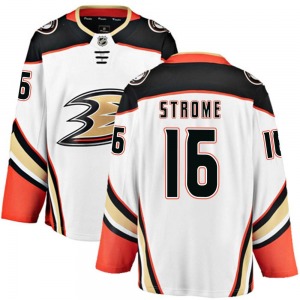 Adult Breakaway Anaheim Ducks Ryan Strome White Away Official Fanatics Branded Jersey