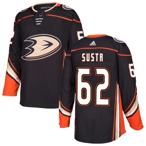 Youth Authentic Anaheim Ducks Andrej Sustr Black Home Official Adidas Jersey