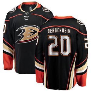 Adult Authentic Anaheim Ducks Sean Bergenheim Black Home Official Fanatics Branded Jersey