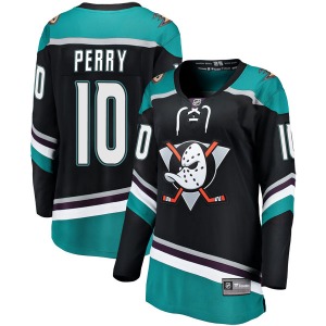 Women's Breakaway Anaheim Ducks Corey Perry Black Alternate Official Fanatics Branded Jersey