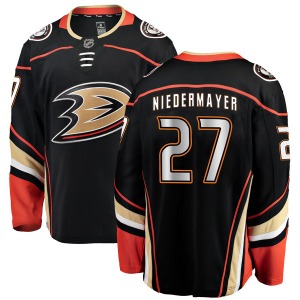 Youth Authentic Anaheim Ducks Scott Niedermayer Black Home Official Fanatics Branded Jersey