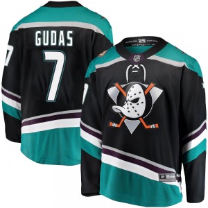 Youth Breakaway Anaheim Ducks Radko Gudas Black Alternate Official Fanatics Branded Jersey
