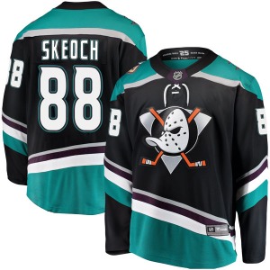 Youth Breakaway Anaheim Ducks Darian Skeoch Black Alternate Official Fanatics Branded Jersey