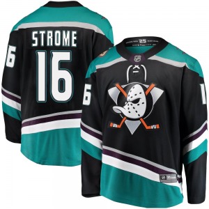 Youth Breakaway Anaheim Ducks Ryan Strome Black Alternate Official Fanatics Branded Jersey