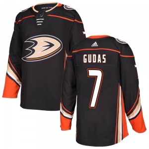 Adult Authentic Anaheim Ducks Radko Gudas Black Home Official Adidas Jersey