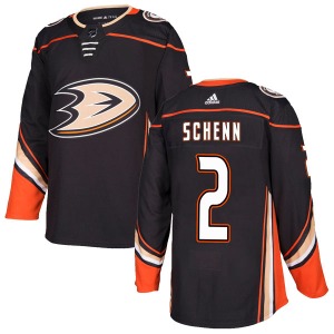 Adult Authentic Anaheim Ducks Luke Schenn Black Home Official Adidas Jersey