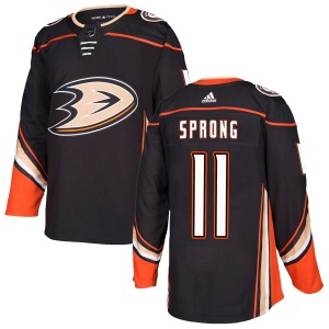 Adult Authentic Anaheim Ducks Daniel Sprong Black Home Official Adidas Jersey