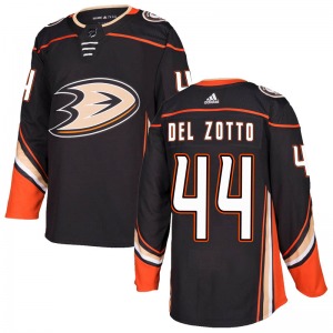 Adult Authentic Anaheim Ducks Michael Del Zotto Black Home Official Adidas Jersey