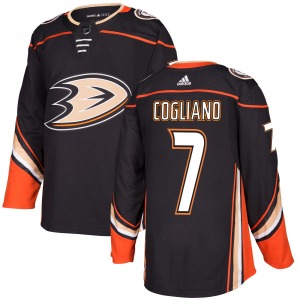 Adult Authentic Anaheim Ducks Andrew Cogliano Black Official Adidas Jersey