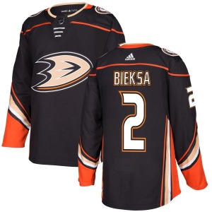 Adult Authentic Anaheim Ducks Kevin Bieksa Black Official Adidas Jersey
