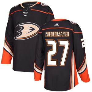 Adult Authentic Anaheim Ducks Scott Niedermayer Black Official Adidas Jersey