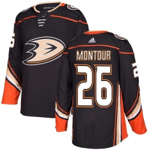 Youth Authentic Anaheim Ducks Brandon Montour Black Home Official Adidas Jersey