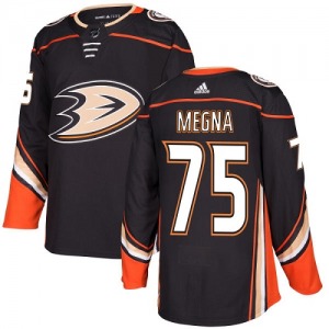 Youth Authentic Anaheim Ducks Jaycob Megna Black Home Official Adidas Jersey
