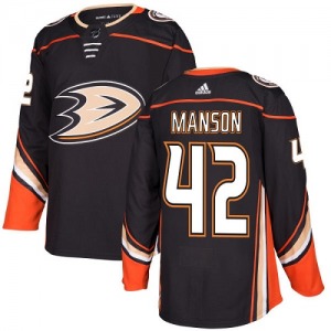 Adult Premier Anaheim Ducks Josh Manson Black Home Official Adidas Jersey