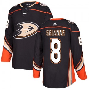 Youth Authentic Anaheim Ducks Teemu Selanne Black Home Official Adidas Jersey