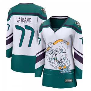 Women's Breakaway Anaheim Ducks Frank Vatrano White 2020/21 Special Edition Official Fanatics Branded Jersey